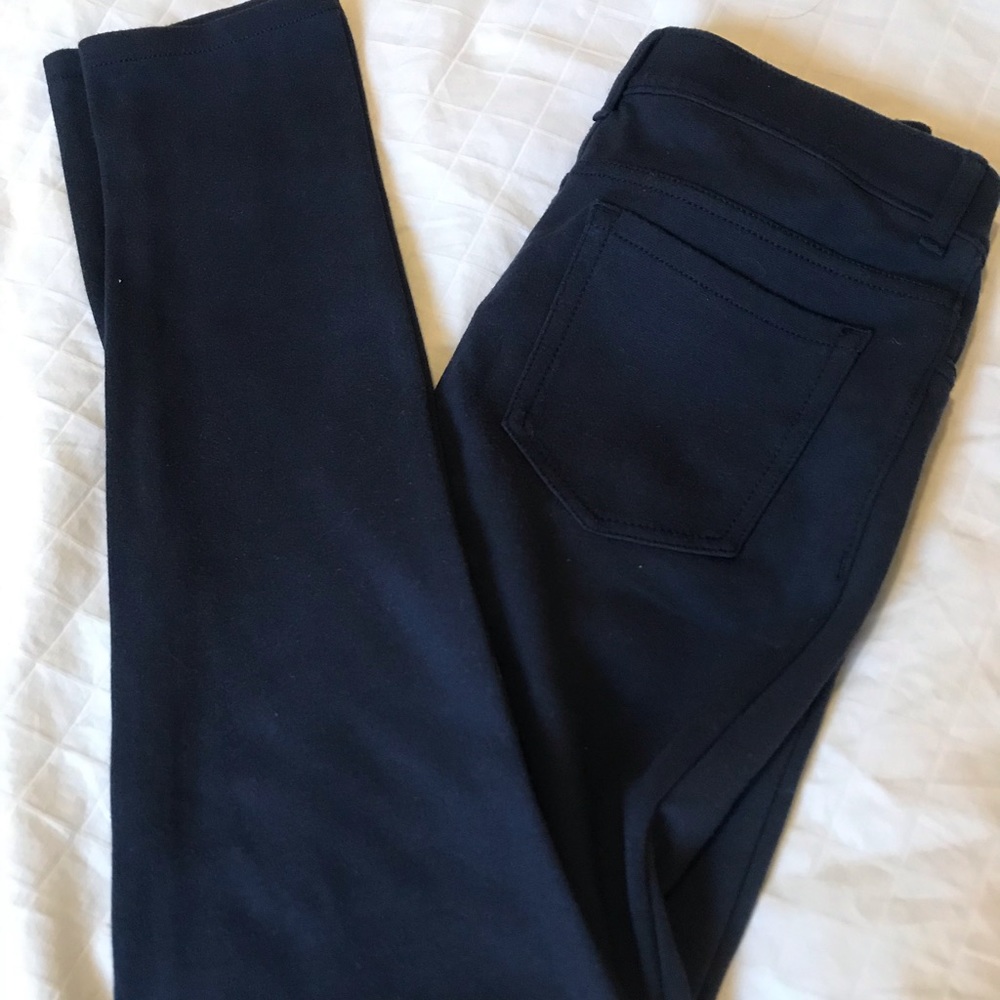 Navy Blue knit jeans/jeggings
